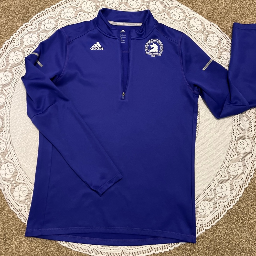 Boston marathon 1/4 zip shirt